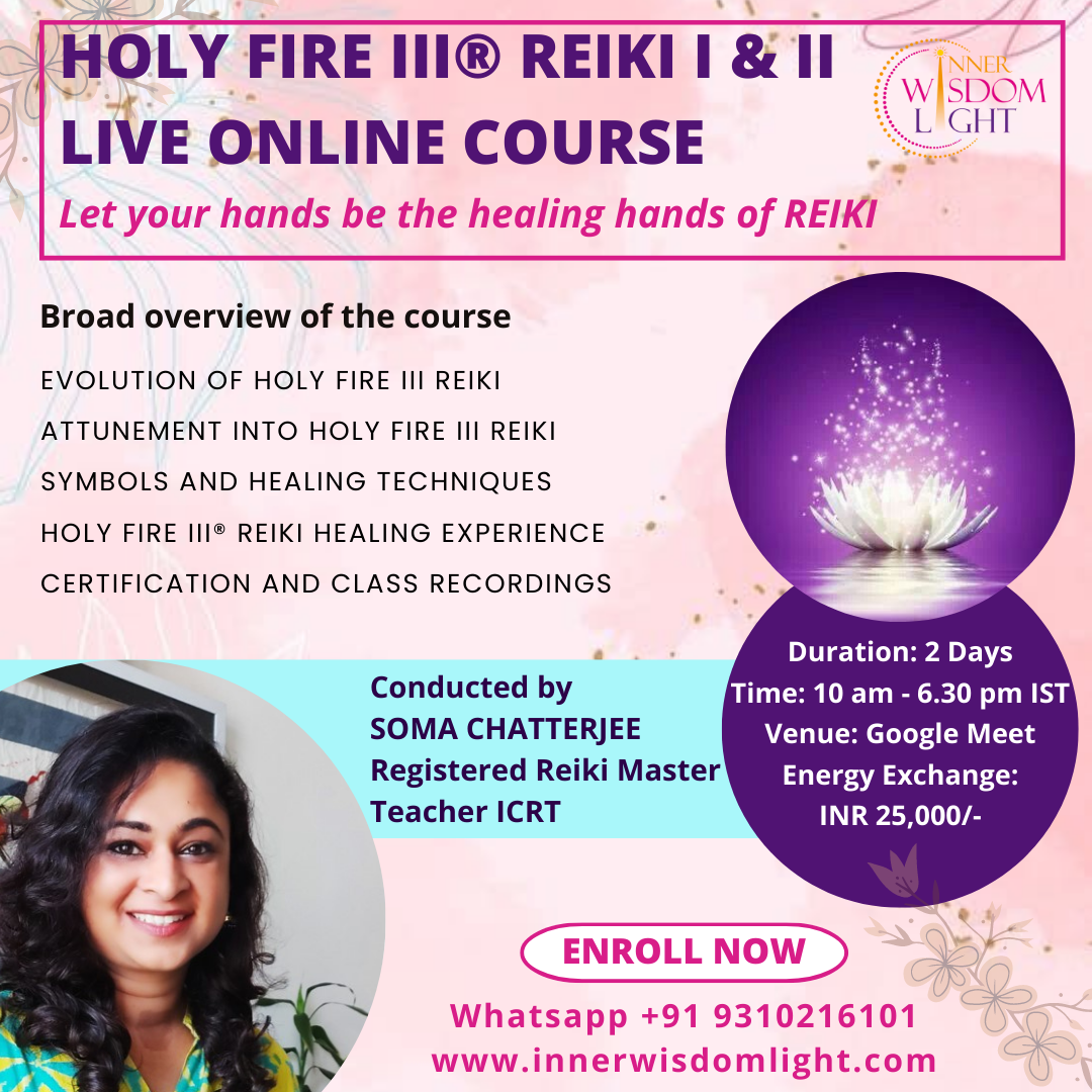 Holyfire Reiki Course by Soma Chatterjee - New Jersey