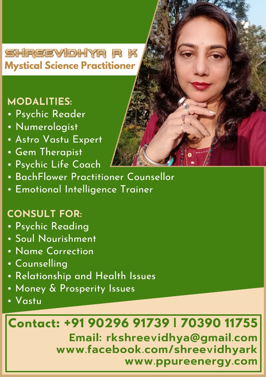 Shreevidhya Iyer Kale Intuitive Crystal & Energy Healer, Mystic Healer - Siliguri