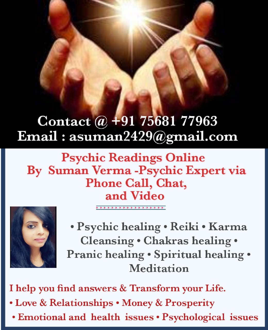 Suman Verma - Psychic Expert and Counsellor - Jaipur