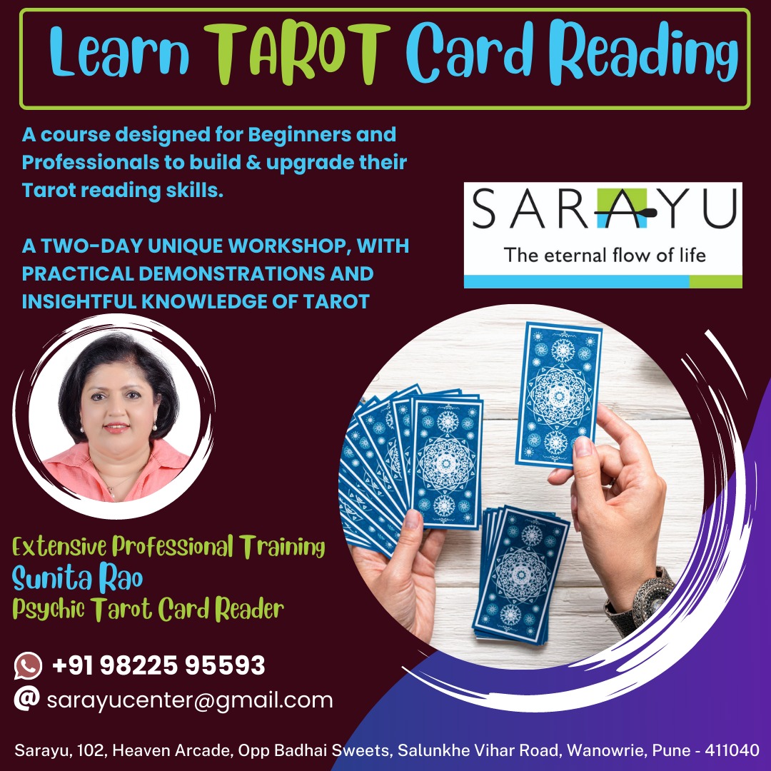 Tarot Card Reading Course by Sunita Rao at Sarayu - Bangalore