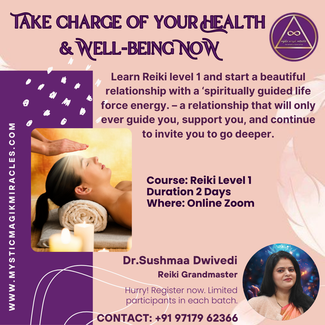 Reiki Level 2 Class with Dr. Sushma Dwivedi - Ahmedabad