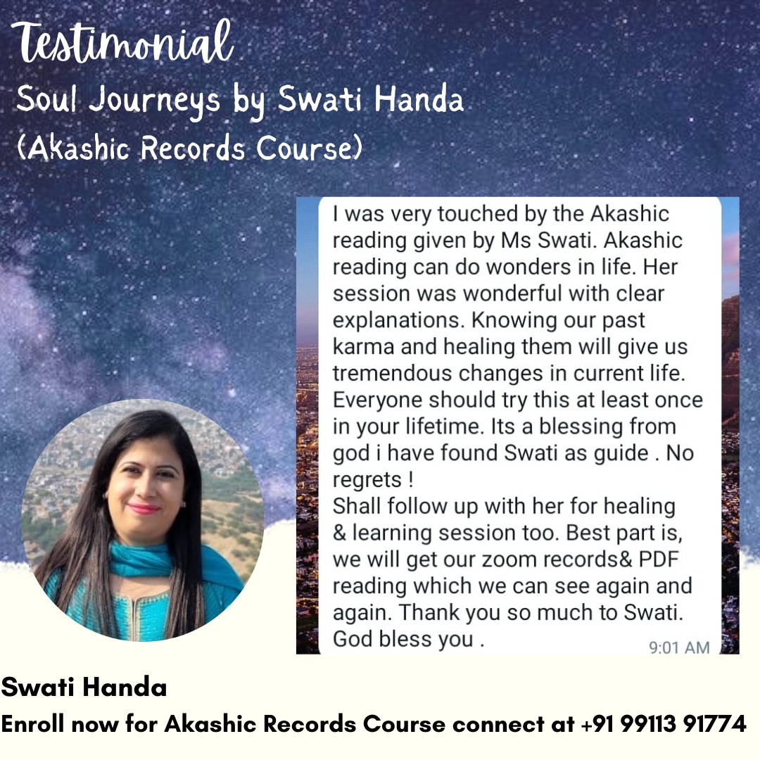 Akashic Records Reading by Swati Handa - Hyderabad