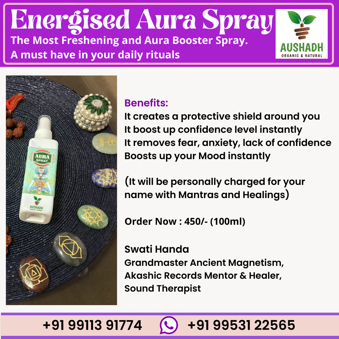 Aushadh Organic & Natural Aura Spray - Delhi