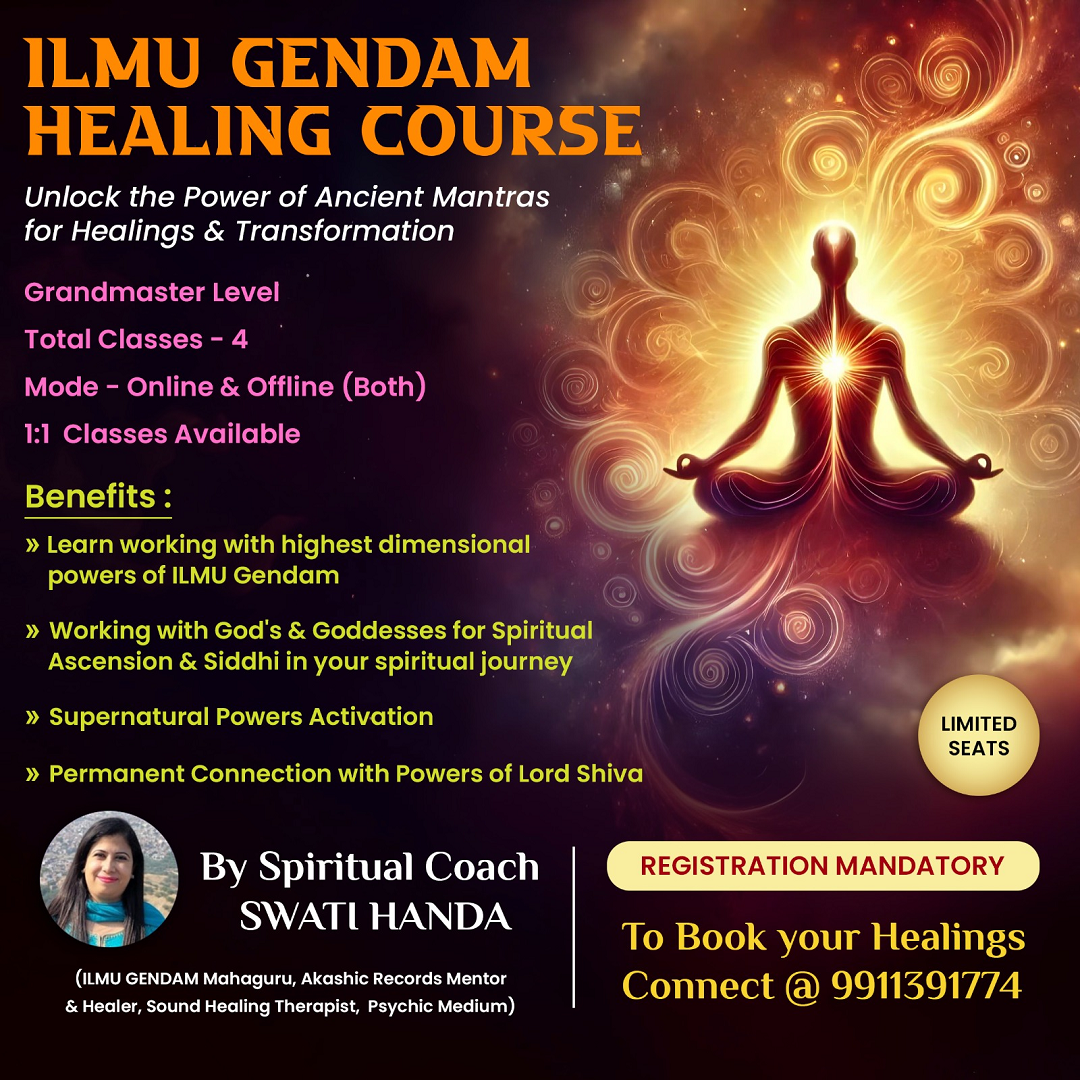 ILMU Gendem Healng Course - Swati Handa - Delhi