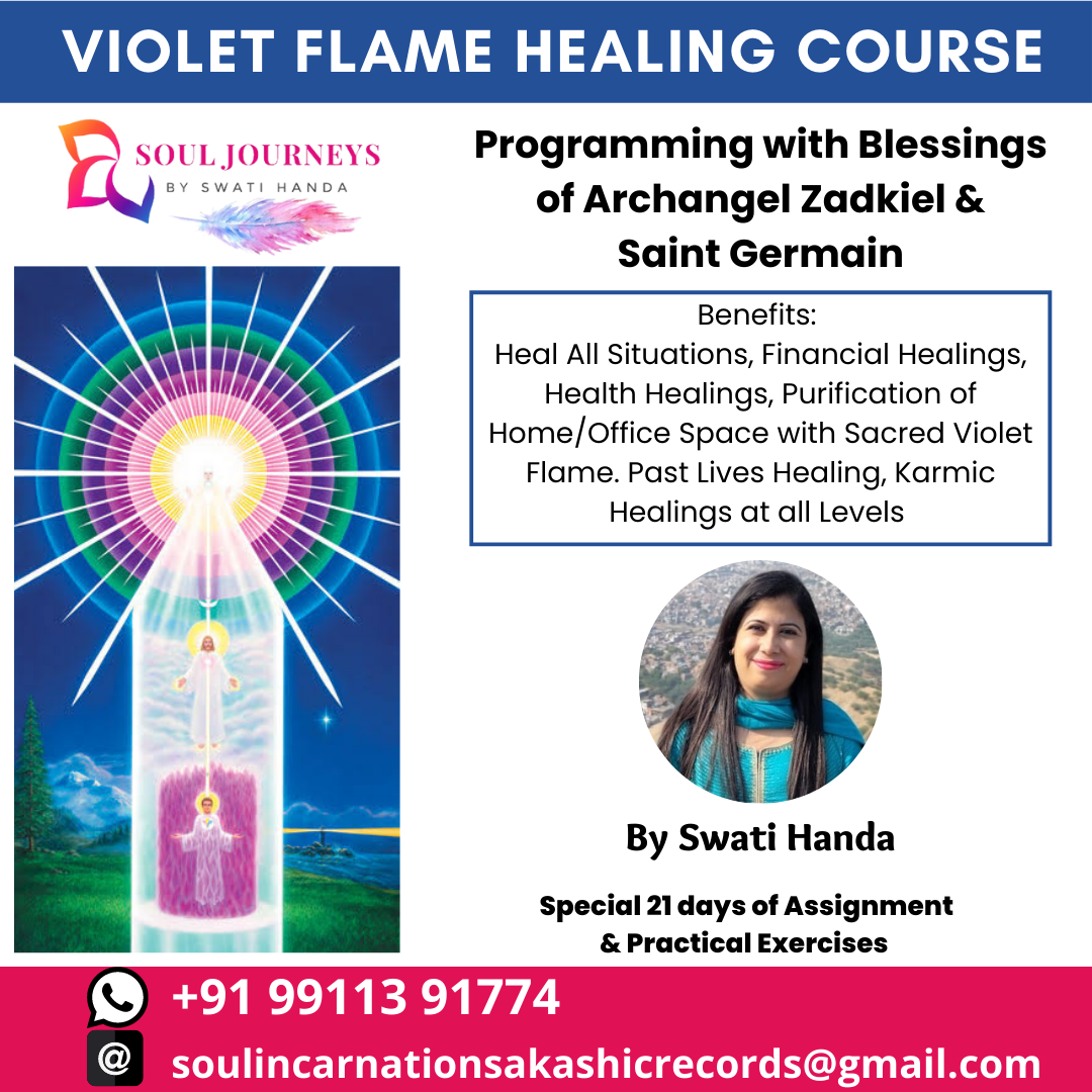 Violet Flame Healing Course by Swati Handa - Goregaon