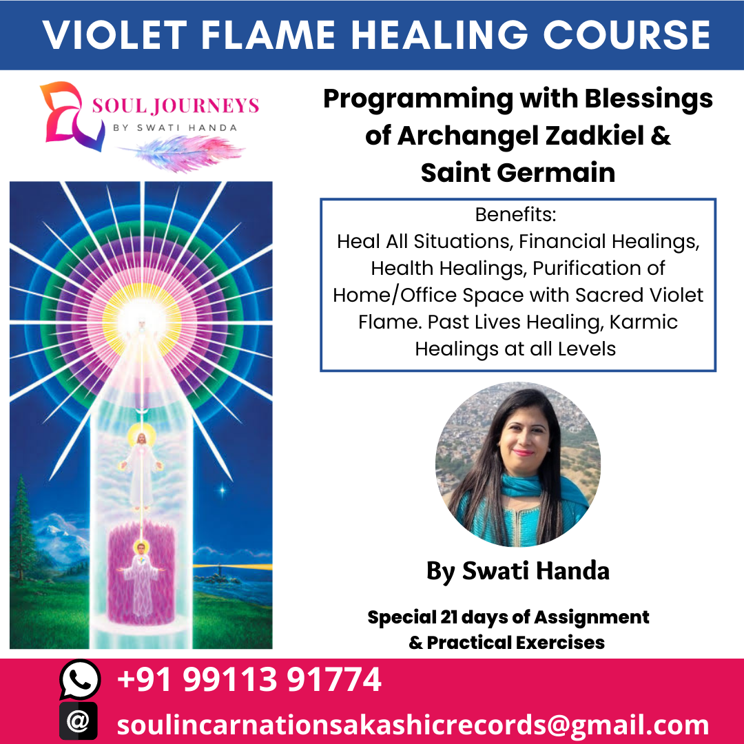 Violet Flame Healing Course by Swati Handa - Mysore