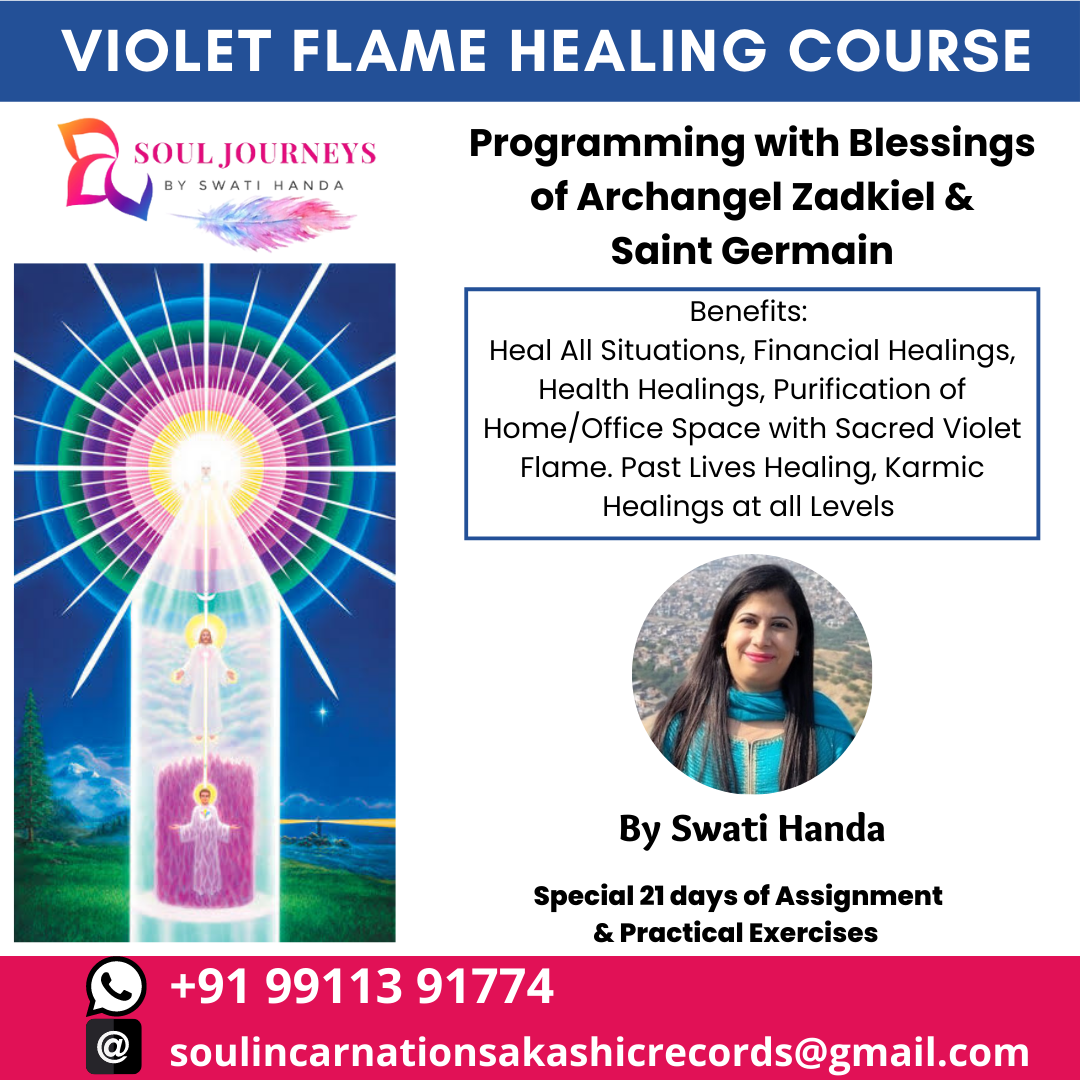 Violet Flame Healing Course by Swati Handa - Dharamshala