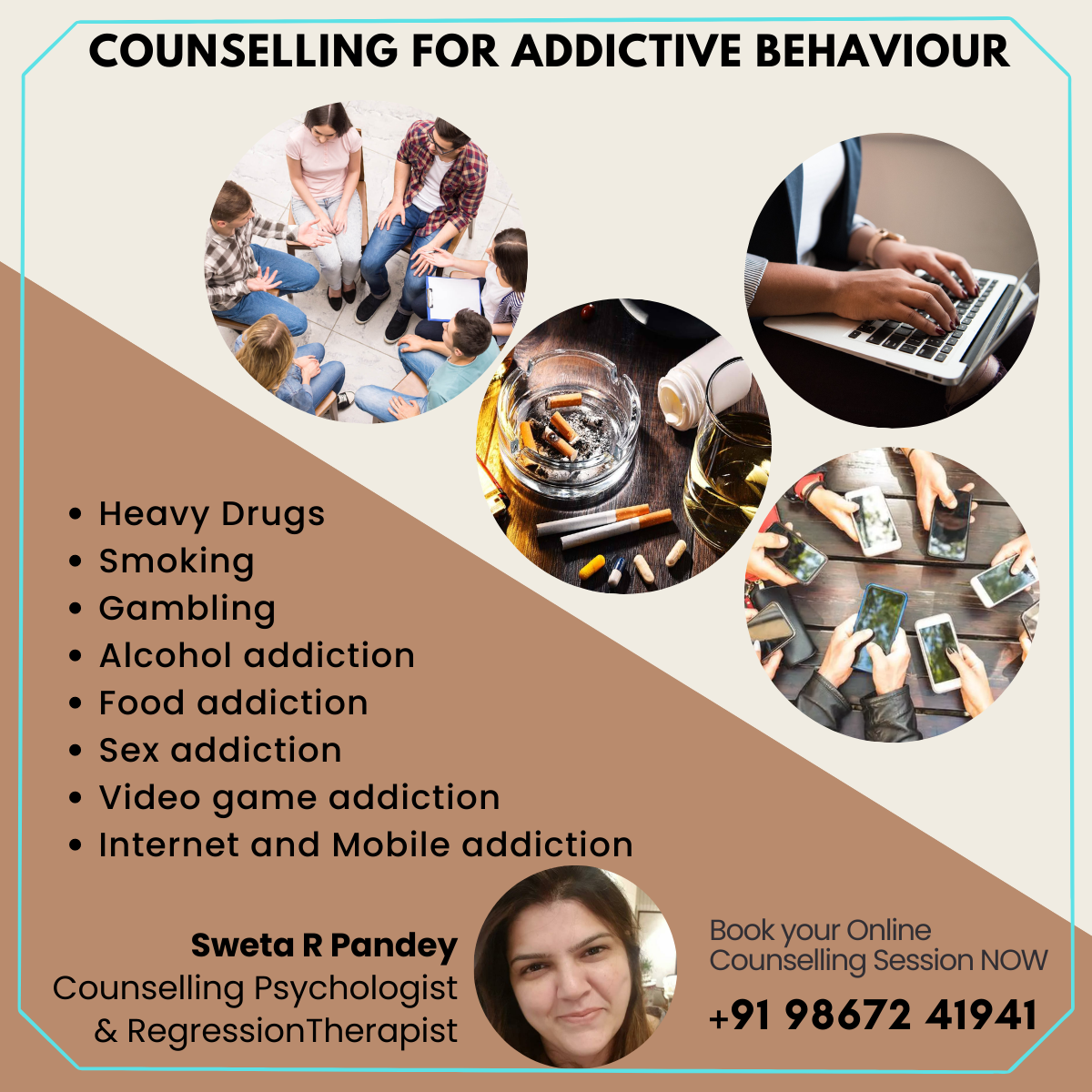 Counselling For Addictive Behaviour - Sweta R Pandey - Gurgaon