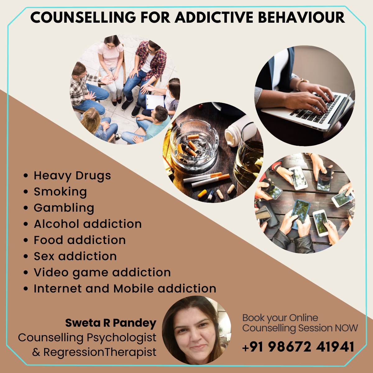 Counselling For Addictive Behaviour - Sweta R Pandey - Thiruvananthapuram