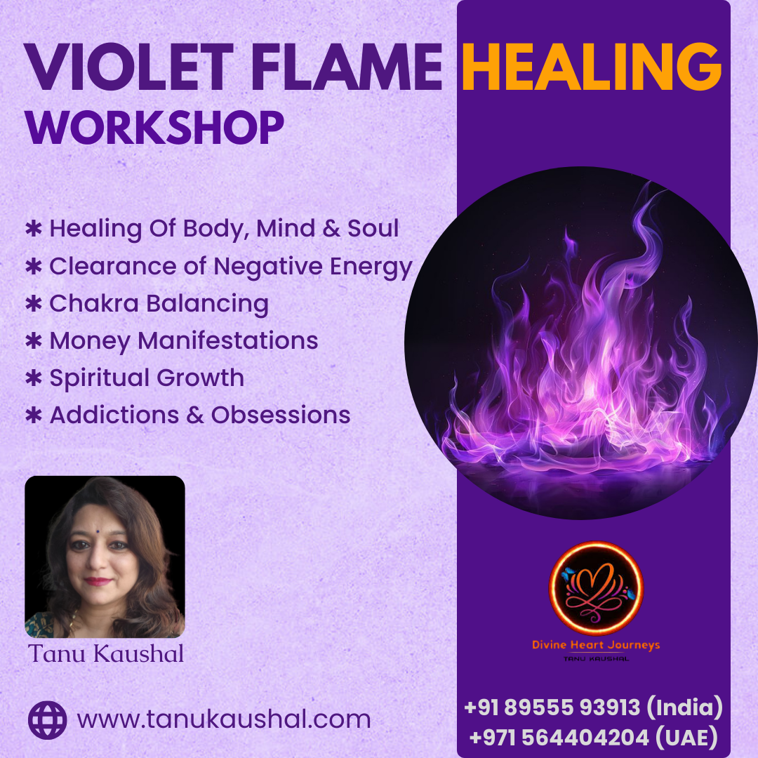 Violet Flame Healing with Tanu Kaushal - Dubai