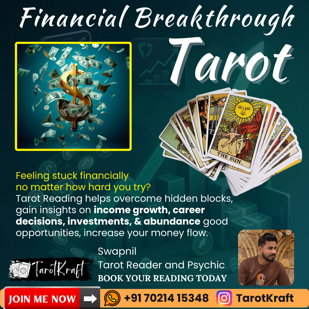 Financial Breakthrough Tarot Reading - TarotKraft - Ahmedabad