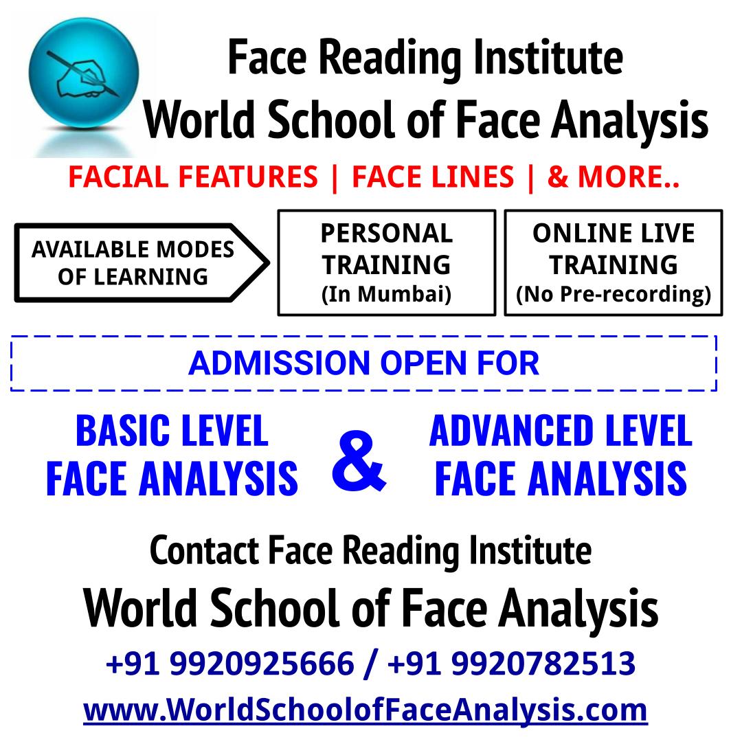 Learn Face Reading at the World School of Face Analysis: Varun L. Rupani - Andheri