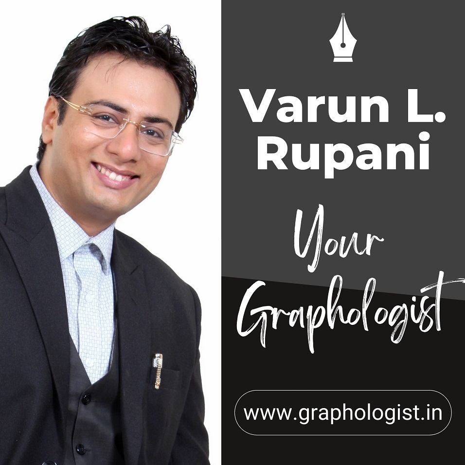 handwriting analysis expert & Graphology Facilitator Varun L. Rupani - Bangalore